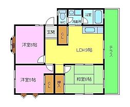 間取図画像 3LDK