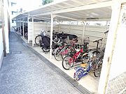 自転車置き場！