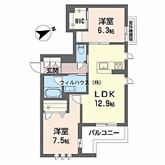 物件の間取り