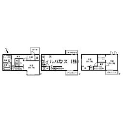 レジデンス・ボヌール 3LDKの間取図画像