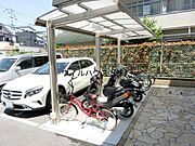 屋根付き駐輪場！