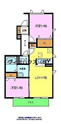エミネンスドミール 2LDKの間取図画像