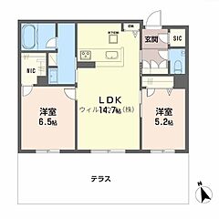 物件の間取り