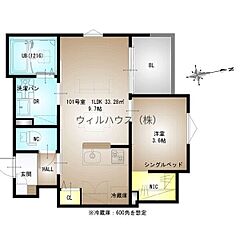 物件の間取り