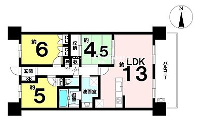 間取り:■2026年4月リフォーム完了済・内覧可能!■淀川沿いの自然を感じられるエリア、お散歩コースに♪ 間取り:■2026年4月リフォーム完了済・内覧可能!■淀川沿いの自然を感じられるエリア、お散歩コースに♪