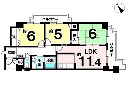 間取図画像 3LDK