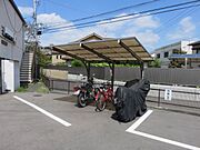 屋根付き駐輪場！