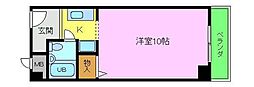クオリティハイツタナカ東棟 1Kの間取図画像