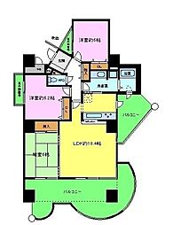 グランドメゾン和泉中央1番館 3LDKの間取図画像