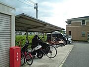 自転車置き場！