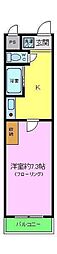 アイ・ルーム 1DKの間取図画像