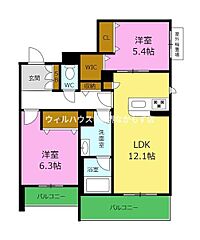 物件の間取り