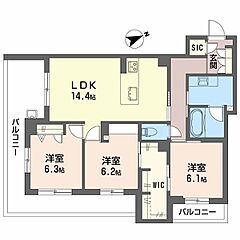 物件の間取り