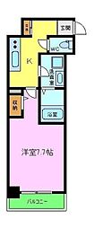 S-RESIDENCE堺市駅前 1Kの間取図画像