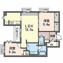 物件の間取り