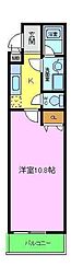 ワンズワン 1Kの間取図画像