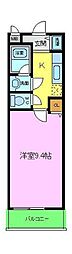 ワンズワン 1Kの間取図画像