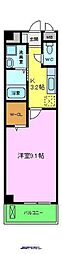 メゾン・ド・アンジュ 1Kの間取図画像