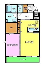 シャーメゾングッド・パディー 1LDKの間取図画像