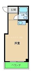 メゾンフェニックス 1Kの間取図画像