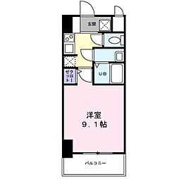 間取図画像 1K