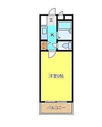 間取図画像 1K