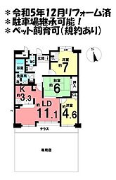 間取図画像 3LDK