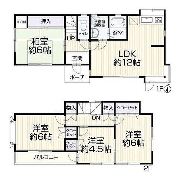 間取りを拡大表示