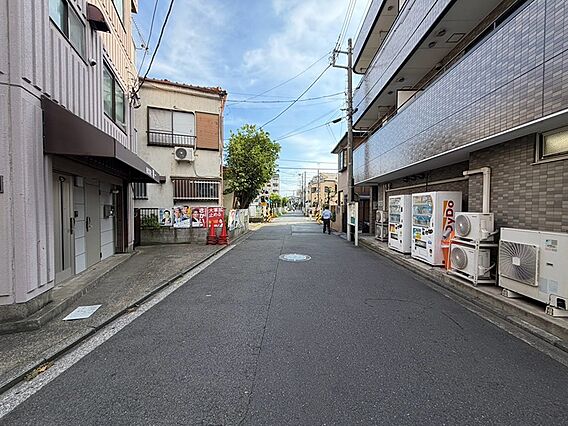 現地前面道路は...