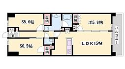 間取図画像 2SLDK