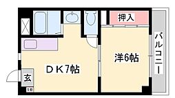 間取図画像 1DK
