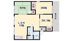 セジュール北八代 A棟 1階
