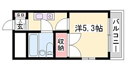 グリーンハイツ南駅前 1Kの間取図画像