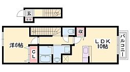 ブリーゼ 1LDKの間取図画像
