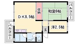 砥堀第2コーポラス 3階/-