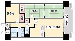 ロイヤル五軒邸 3LDKの間取図画像
