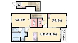 フクダ パーク サイドI 2階