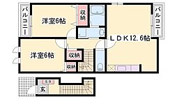 プラシード和　上郡Ａ 2階/-