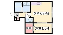 間取図画像 1DK