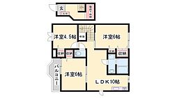 ジュアン参番館 3LDKの間取図画像