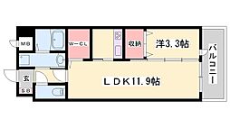 ポーシェガーデン5 1LDKの間取図画像