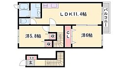 ベル ブリーズII 2階