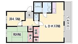 ウィステリア構 2LDKの間取図画像