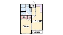 ロイヤルマンション 1LDKの間取図画像