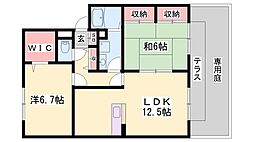 コンフォート春日 2LDKの間取図画像