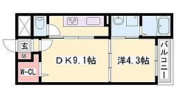 フラッツ・アイIII 2階/-