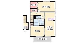 ハイツ ラポルテ A棟 2階/-