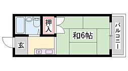 日の出コーポ 2階/-