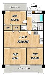 間取図画像 3LDK