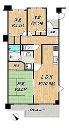 間取図画像 3LDK